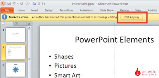 File PPT Tidak Bisa Di Edit
